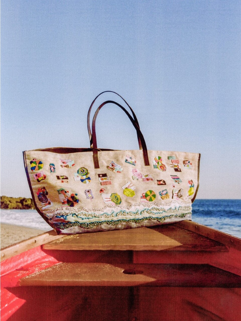 STAUD - CHRISTOS LARGE TOTE BEACH DAY